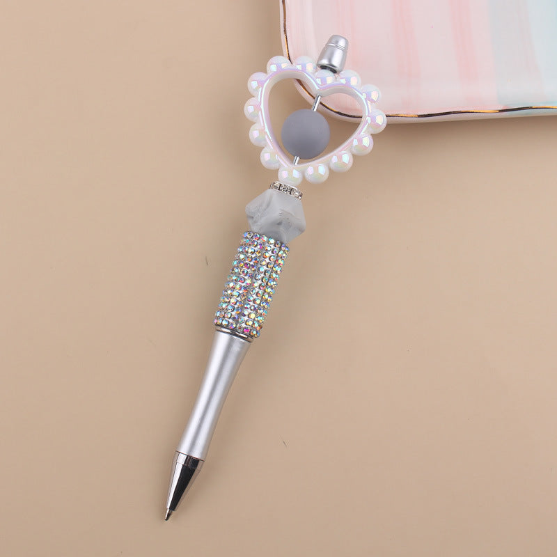 Beaded Pens Love Beaded Silicone Water Diamond Beaded
