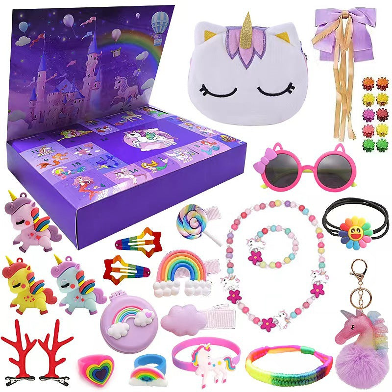 Wholesale 2023 Countdown Christmas Blind Box Plastic Stress Relief Toys
