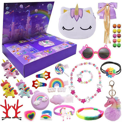 Wholesale 2023 Countdown Christmas Blind Box Plastic Stress Relief Toys