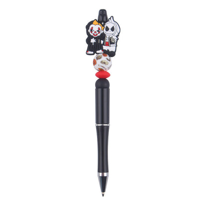 Beaded Pens DIY Handmade Cartoon Halloween Silicone Teether