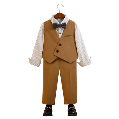 Wholesale Boys Polyester Vest Set
