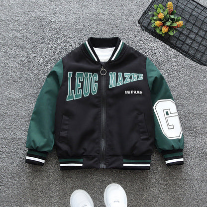 Wholesale Casual Spring and Autumn Jacket Polyester Baby Clothes