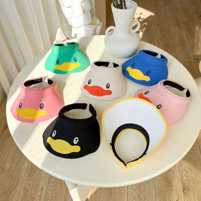 Summer Children's Cotton Cartoon Little Yellow Duck Empty Hat