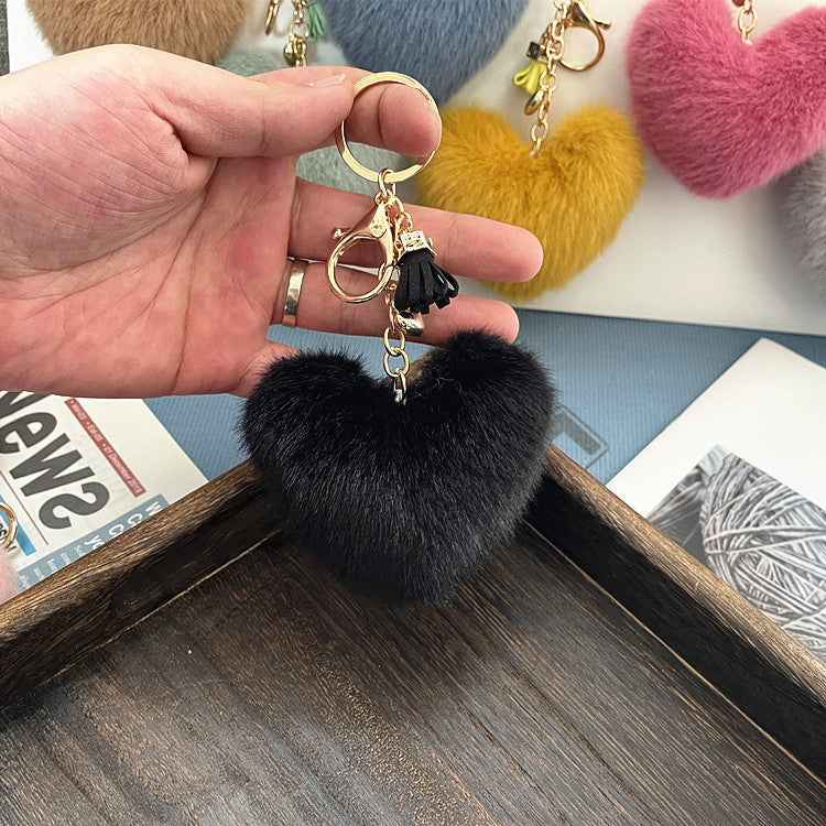 Tassel Love Plush Keychains