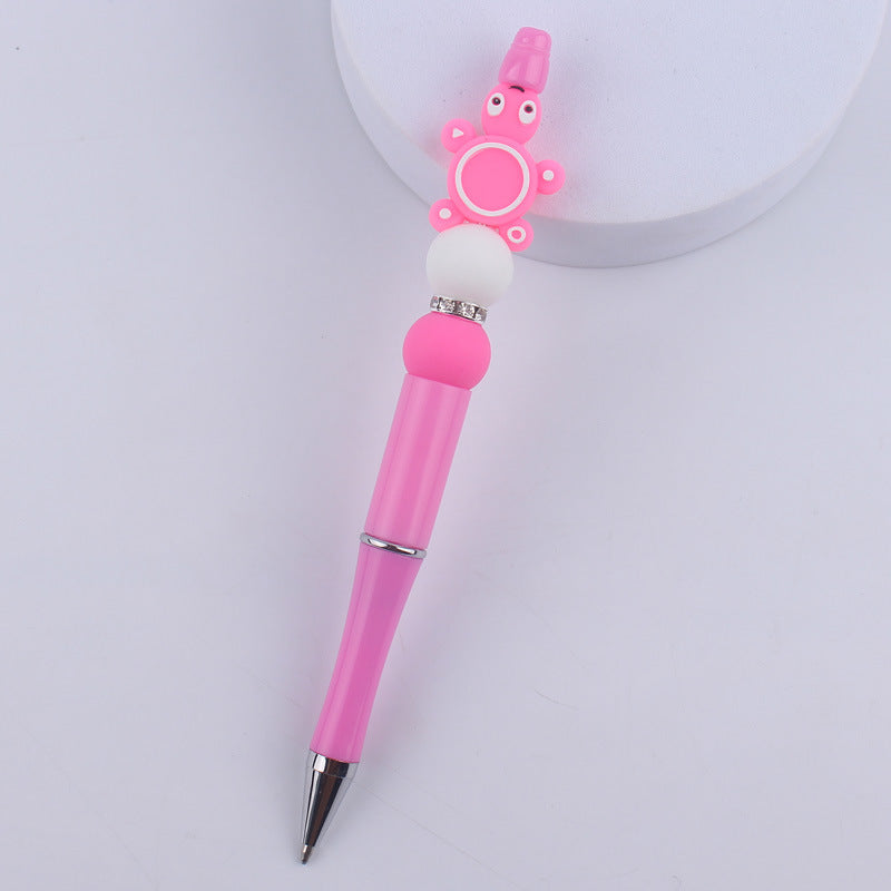 Cartoon Animal Silicone Handmade Beadable Pens