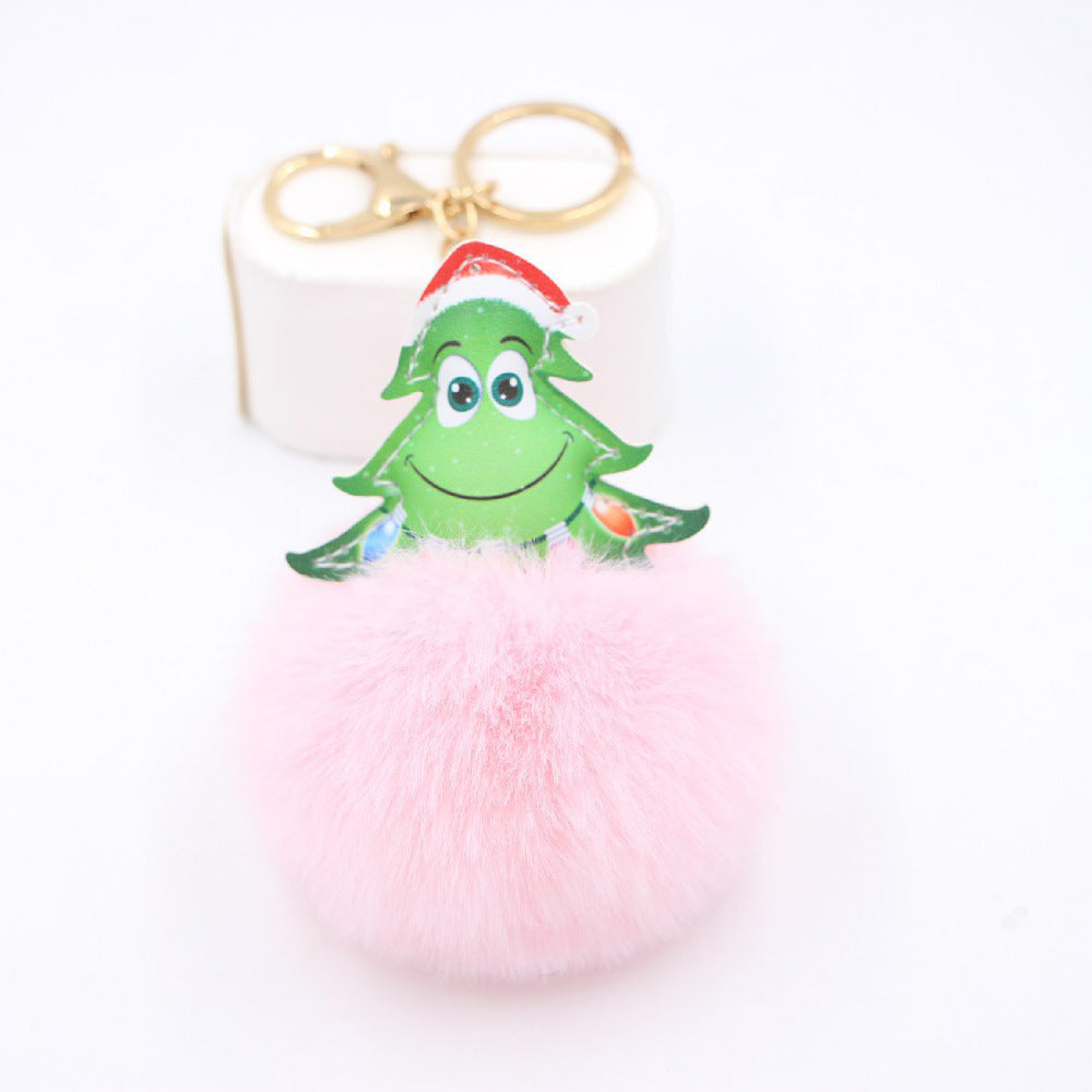Christmas Tree Plush Keychain