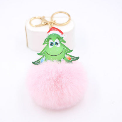Christmas Tree Plush Keychain