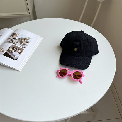 Cotton Children's Cartoon Sunglasses Hat