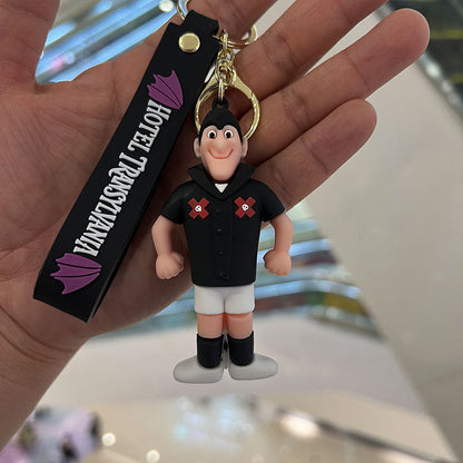 Cartoon PVC Silicone Keychains Creative Keychain