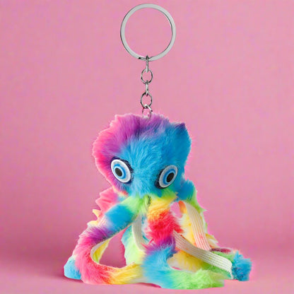 Octopus Plush Keychain