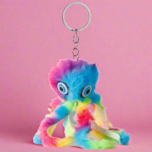 Octopus Plush Keychain