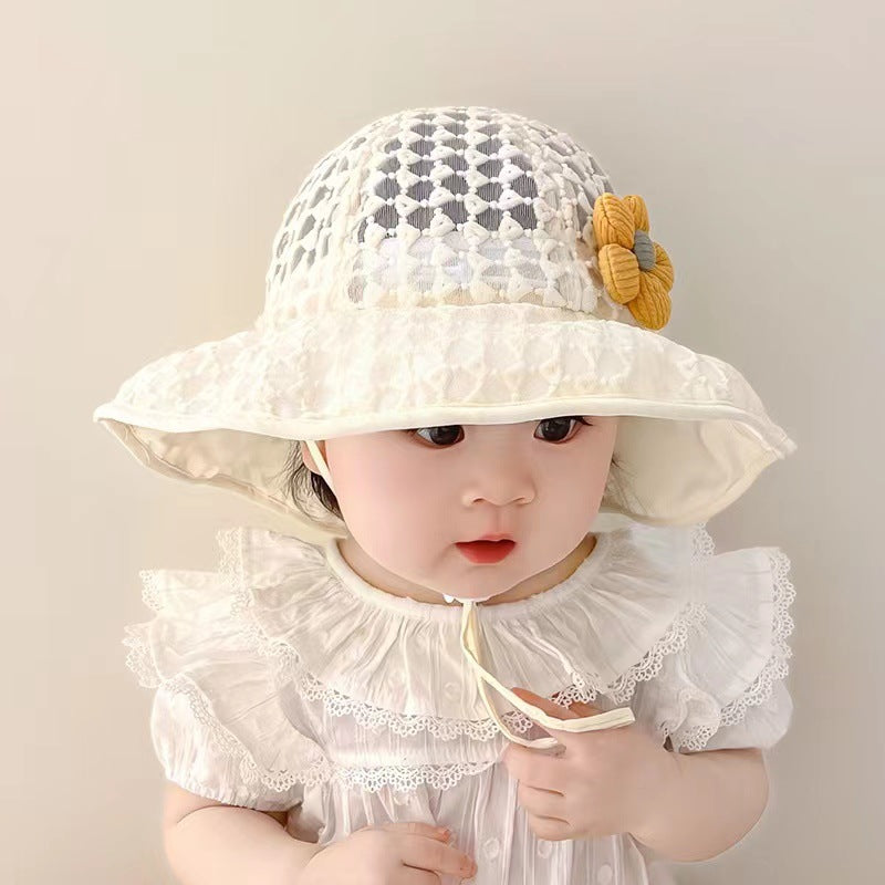 Wholesale Baby Thin Large Brim Sun Protection Breathable Fisherman Hat