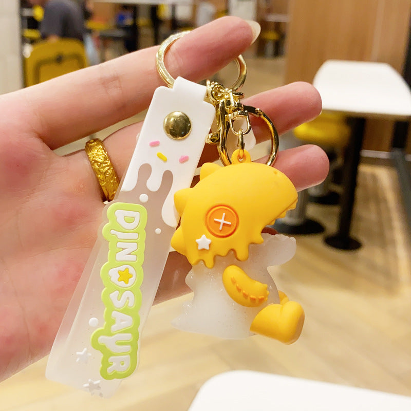 Cartoon Cute Dinosaur PVC Keychain Cute Keychain