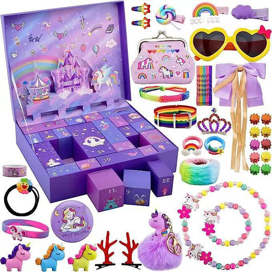 Wholesale 2023 Countdown Christmas Blind Box Plastic Stress Relief Toys