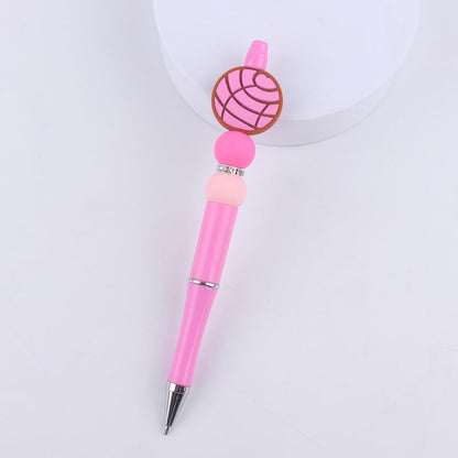 Cartoon Silicone Animal Bee Dog Beadable Silicone Ballpoint