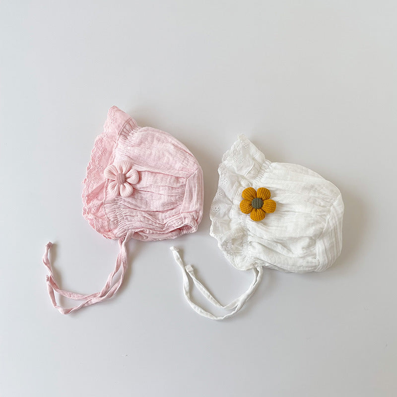 Thin Cotton Brim Baby Hat