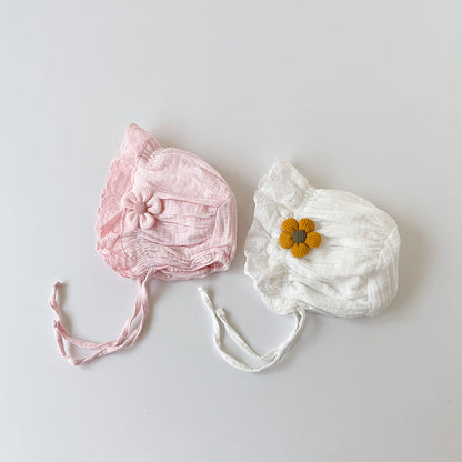 Thin Cotton Brim Baby Hat
