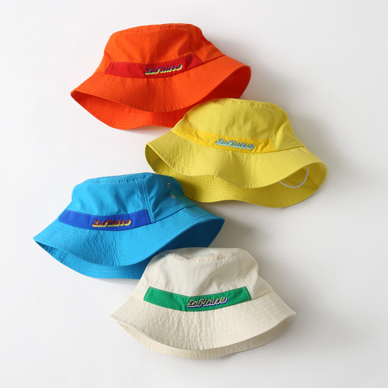 Cotton Bright Color Bucket Hat