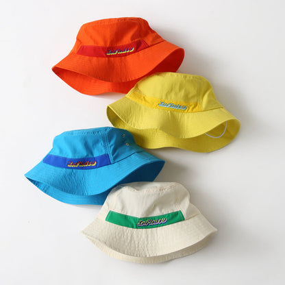 Cotton Bright Color Bucket Hat