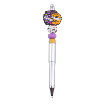 Beaded Pens DIY Creative Cute Cartoon Halloween Silicone