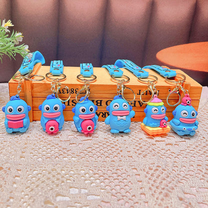 Cartoon Fish Silicone Keychain Cute Keychain