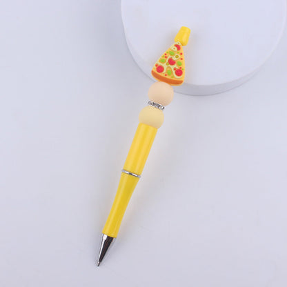 Cartoon Fruit Silicone Color Plastic Beadable Pens