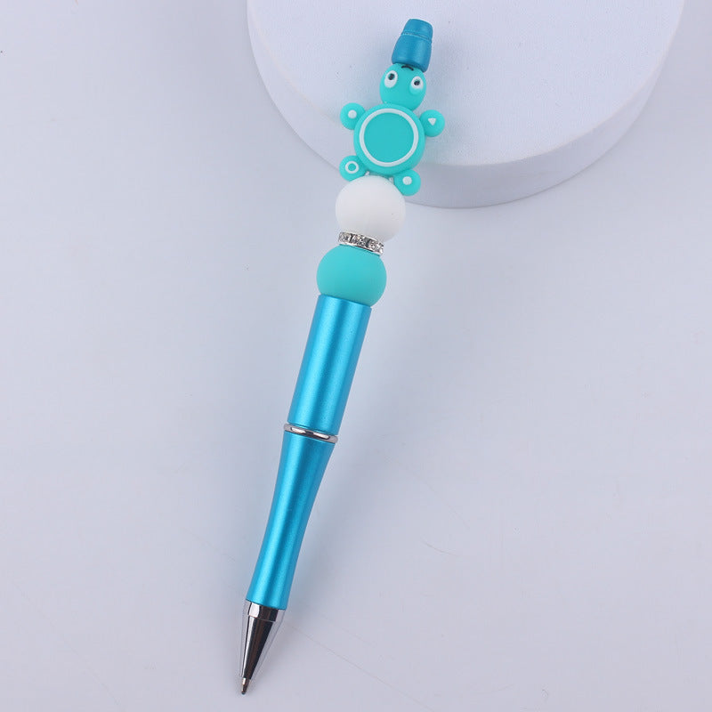 Cartoon Animal Silicone Handmade Beadable Pens