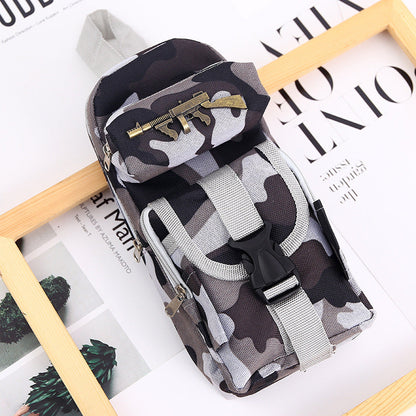 Oxford Cloth Camouflage Zipper Pen Bags