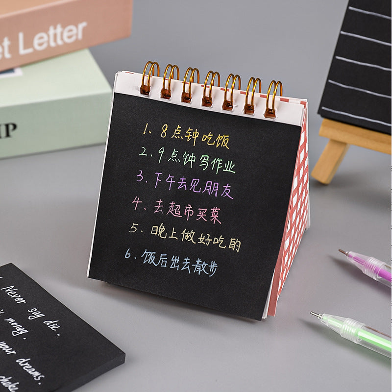 Paper Black Simple Post-it Notes