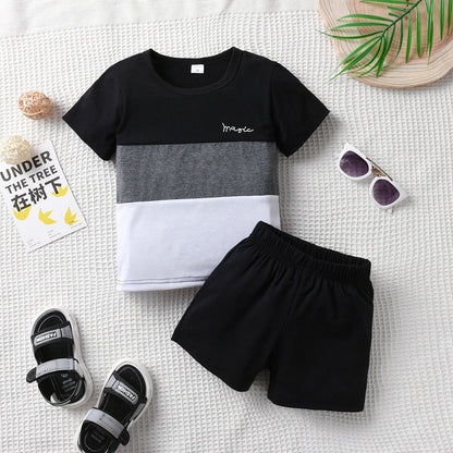Wholesale Boys & Girls Short Sleeve Set Baby Clothes