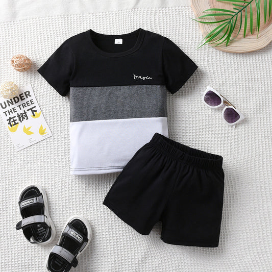 Wholesale Boys & Girls Short Sleeve Set Baby Clothes