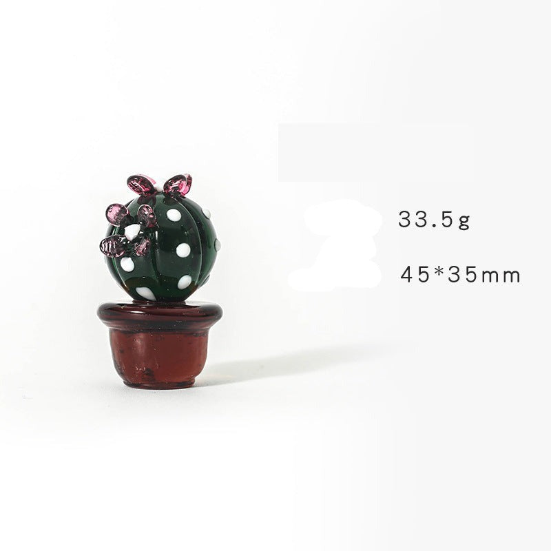 Cactus Potted Glaze Ornaments