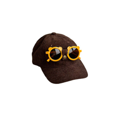 Cotton Children's Cartoon Sunglasses Hat