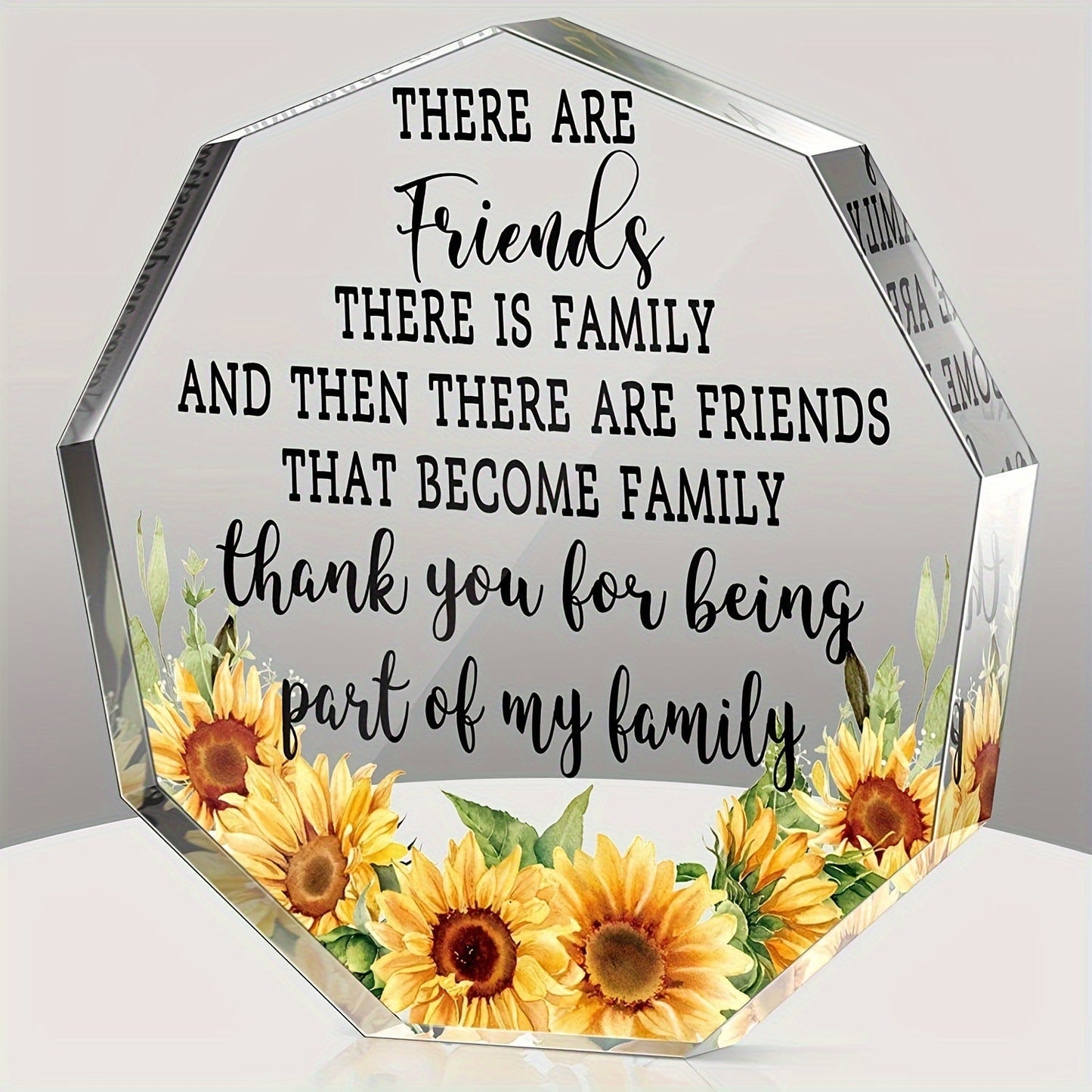 Mother's Day Polygonal Acrylic Ornaments
