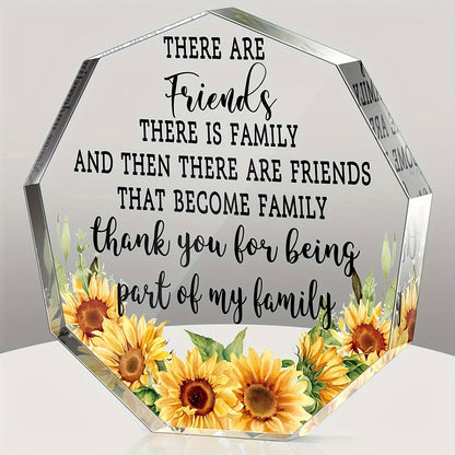 Mother's Day Polygonal Acrylic Ornaments