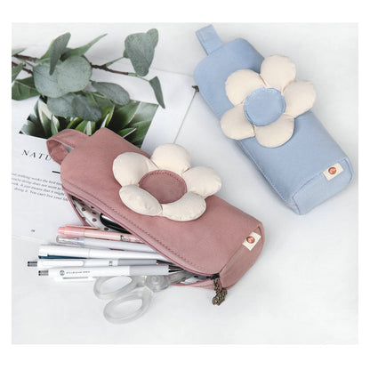 Flower Canvas Pencil Case