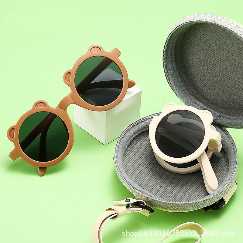 PC Bear Ears Kids Foldable Sunglasses