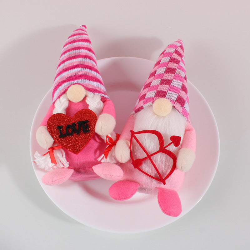 Valentine's Day Cupid Love Fabric Dolls
