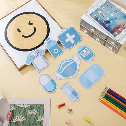 Blue Medical Convenience Stickers