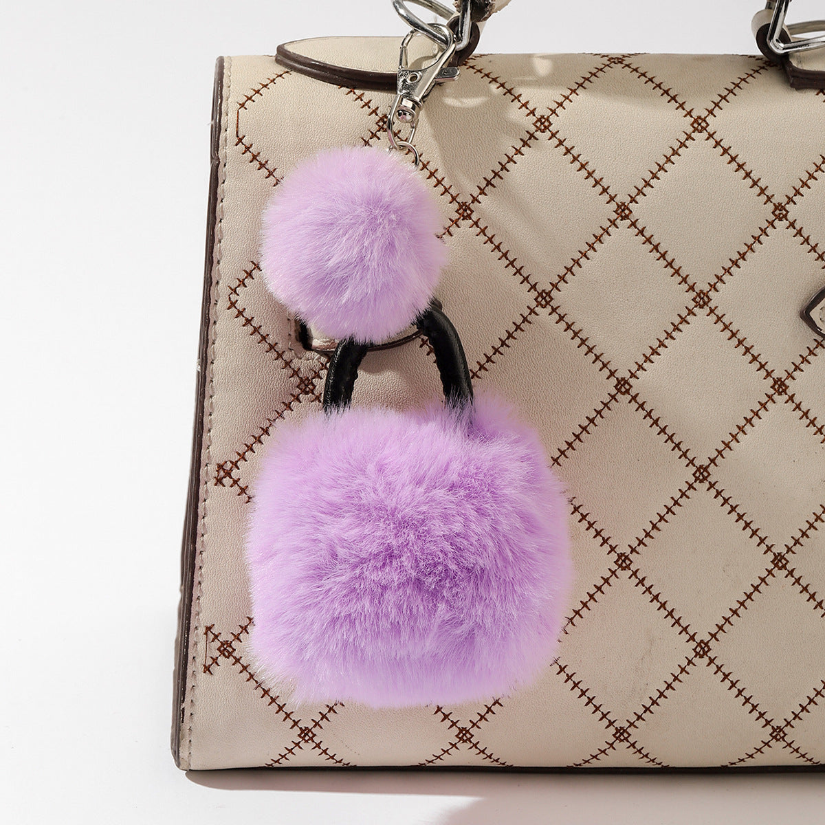 Plush Mini Pouch Keychain