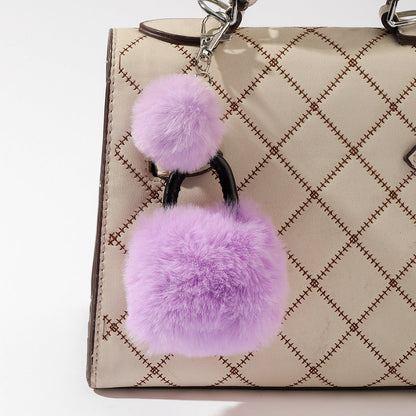Plush Mini Pouch Keychain