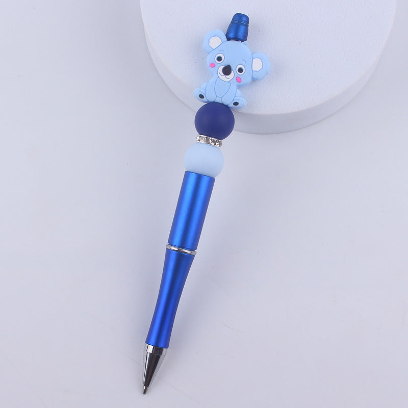 Cartoon Animal Silicone Handmade Beadable Pens