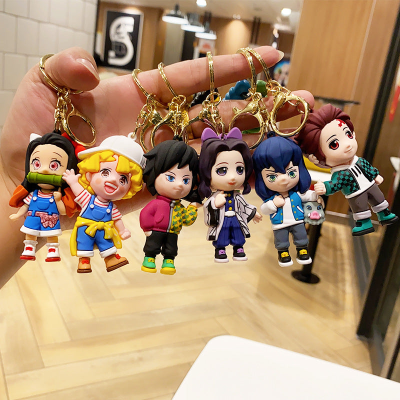Cartoon Animation PVC Keychain Cute Keychain