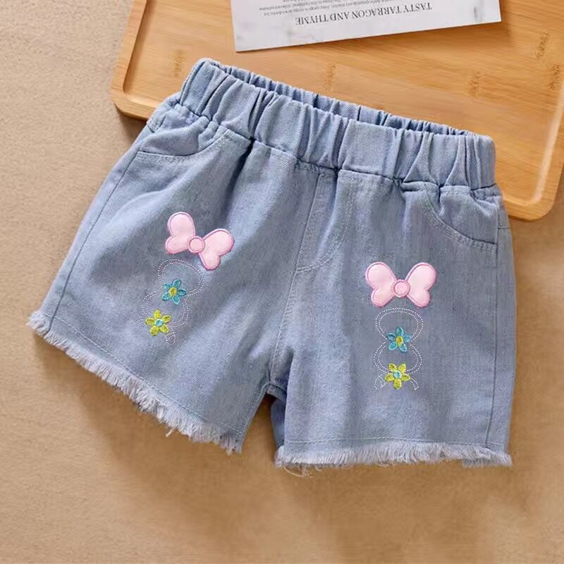Cotton Girls Denim Shorts