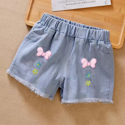 Cotton Girls Denim Shorts