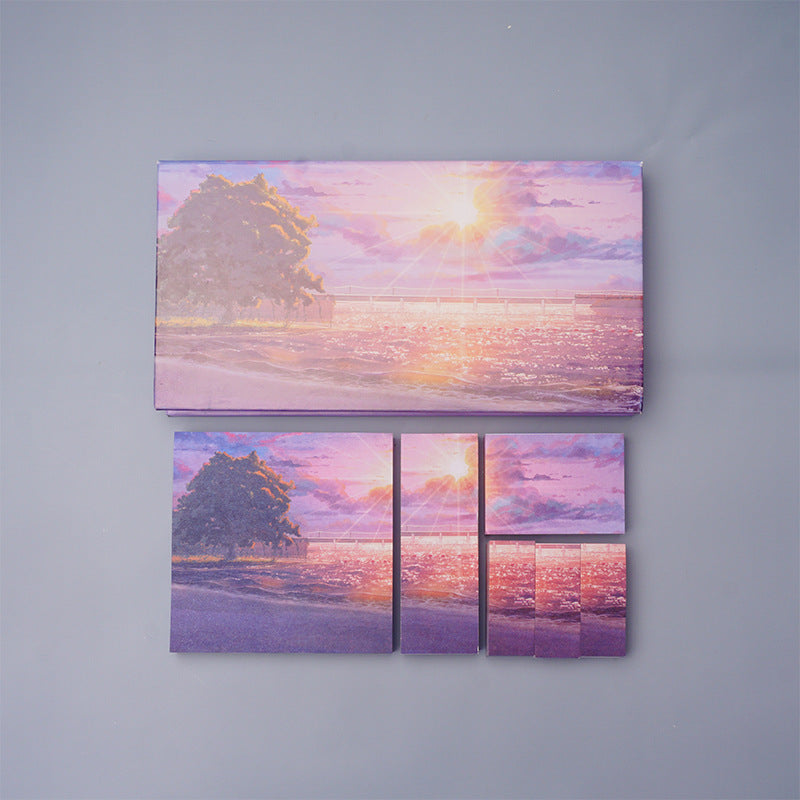 Boxed Chinese Style Paper Sticky Notes