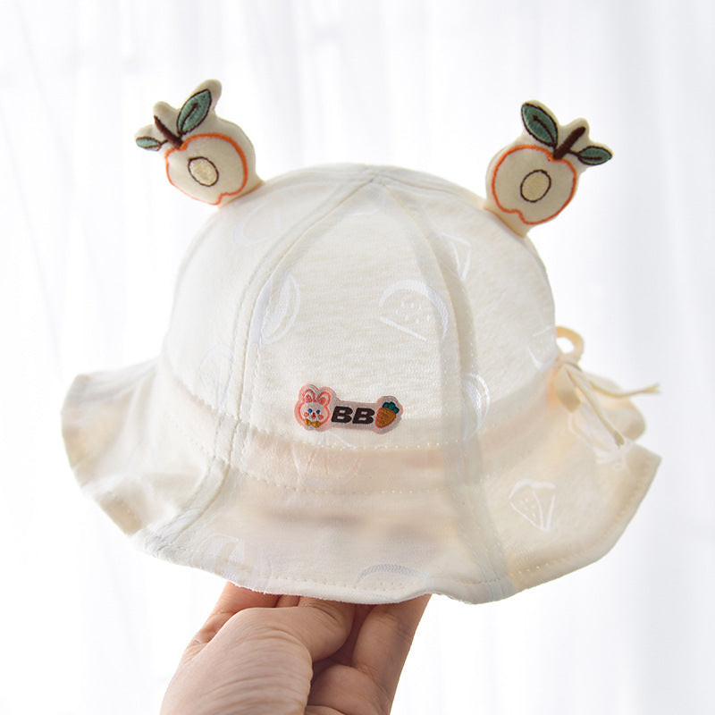 Cotton Kids Summer Thin Mesh Bucket Hat