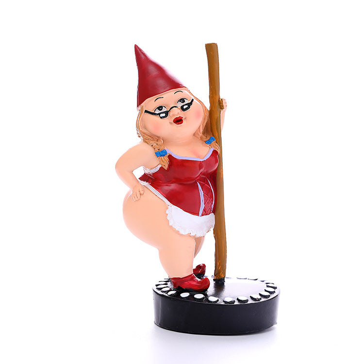Steel Pipe Dancer Resin Ornaments