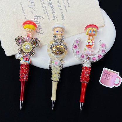 Beaded Pens Heavy Duty Hand-painted Diamond Beads Bow