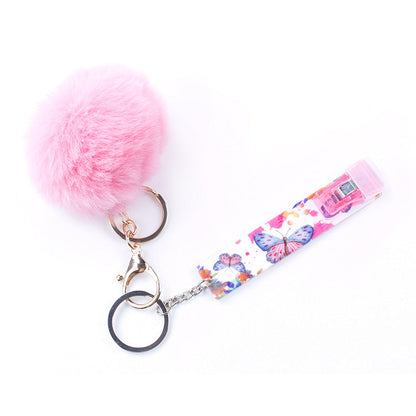 10PCS Hair Ball Butterfly ATM Contactless Plastic Card